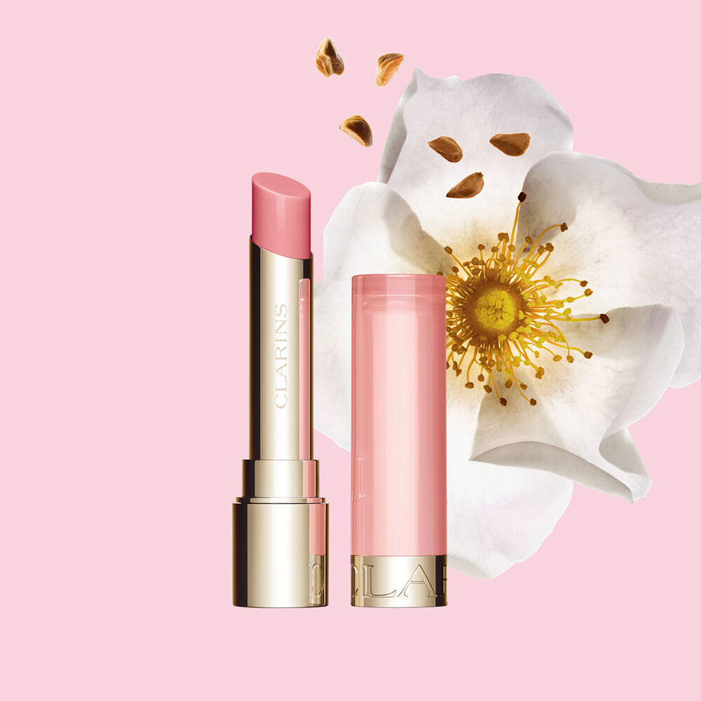 Clarins Nourishing Lip Oil Balm ให้สีพิงค์ฮันนี่อ่อนๆ