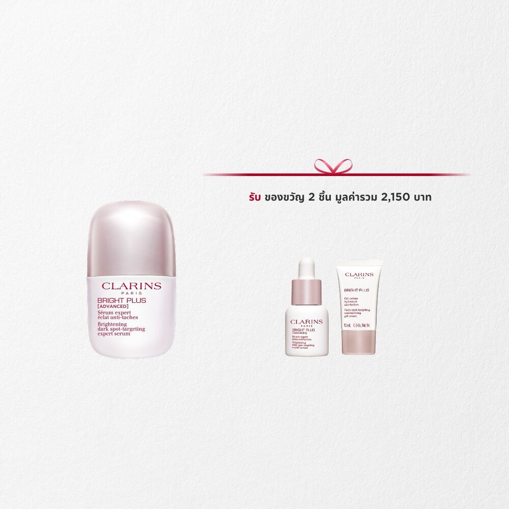 ภาพถ่ายผลิตภัณฑ์เซรั่ม Niacinamide ป้องกันรอยสิวจากคลาแรงส์วางถัดจาก Acerola Fruit และโมเลกุล Niacinamide