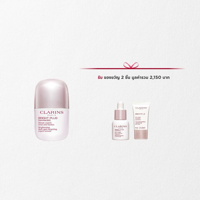 ภาพถ่ายผลิตภัณฑ์เซรั่ม Niacinamide ป้องกันรอยสิวจากคลาแรงส์วางถัดจาก Acerola Fruit และโมเลกุล Niacinamide