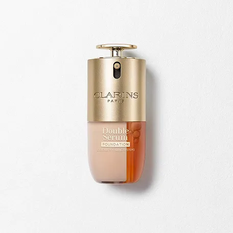 ภาพผลิตภัณฑ์ Double Serum Foundation มอบการปกปิดที่สามารถปรับระดับได้ตามต้องการ พร้อมฟินิชผิวซาตินเปล่งประกายอย่างเป็นธรรมชาติ